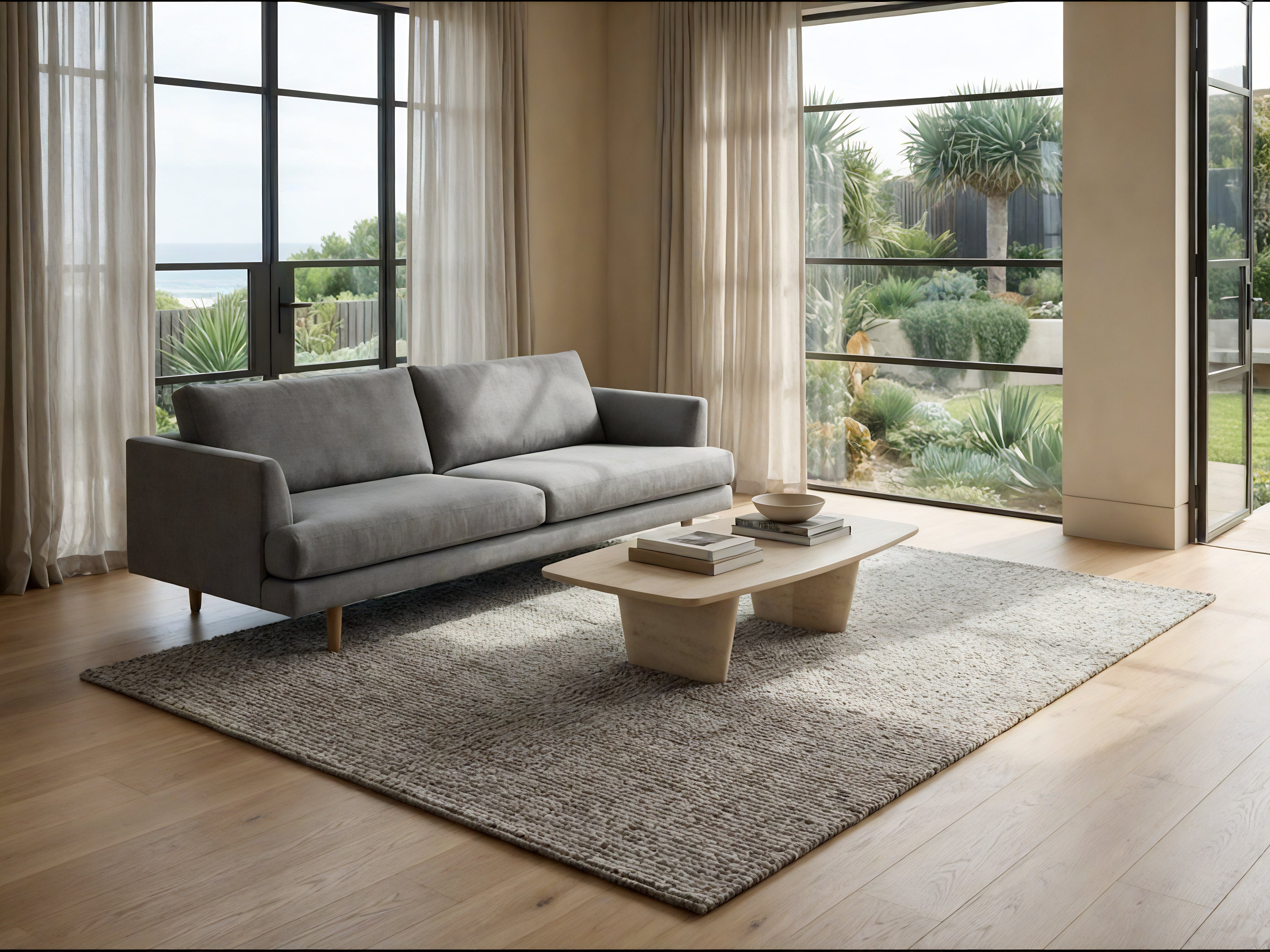 Greystone Wool and Jute Rug